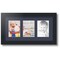 ArtToFrames Collage Photo Picture Frame with 3 - 3.5x5 inch Openings, Framed in Black with Over 62 Mat Color Options and Regular Glass (CSM-3926-29)